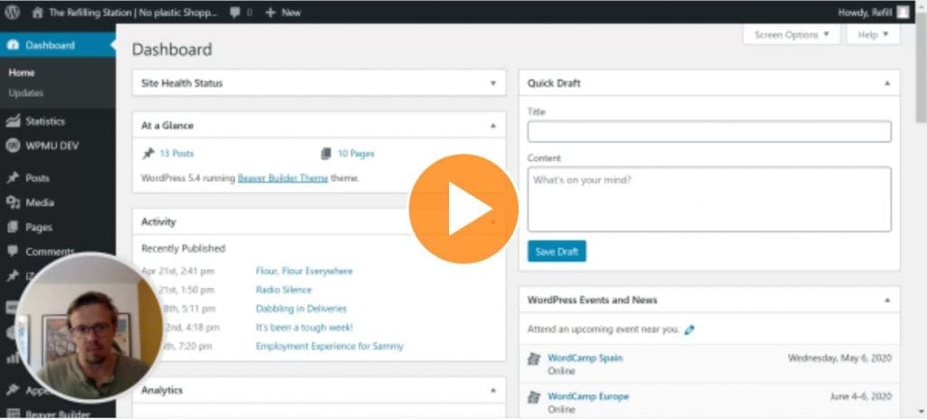 Photo snippet of video made for creating a simple product on your woocommerce online store
